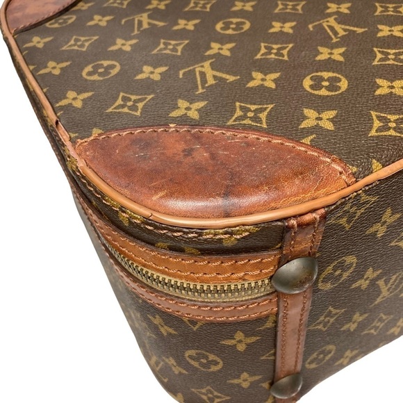 RARE Authentic Vintage Louis Vuitton Monogram Trunk Carry On Travel Suitcase Bag - Picture 14 of 16